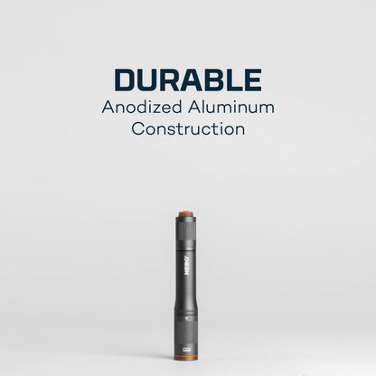 NEBO COLUMBO Pen Light | 100 Lumen Compact Inspection Light | Aluminum | Storm Gray | Model NEB-POC-0006 | One Size