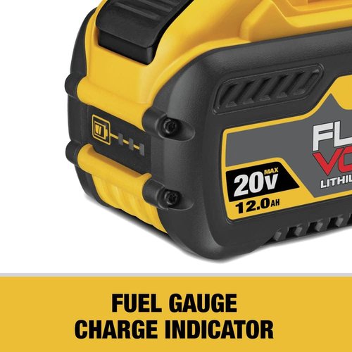 DEWALT FLEXVOLT 20V/60V MAX* 12.0-Ah Battery - High Capacity Power for Tools