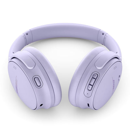 Bose QuietComfort Bluetooth Headphones, Wireless Headphones with Active Over Ear Noise Cancelling and Mic, Deep Bass, Up to 24 Hours of Playtime, Chilled Lilac - Limited Edition Color