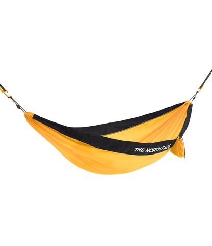 THE NORTH FACE Wawona Camp Hammock - Includes Carabiners & Tree Straps for Easy Setup, Storage Bag Doubles as Pocket, Summit Gold/TNF Black, One Size