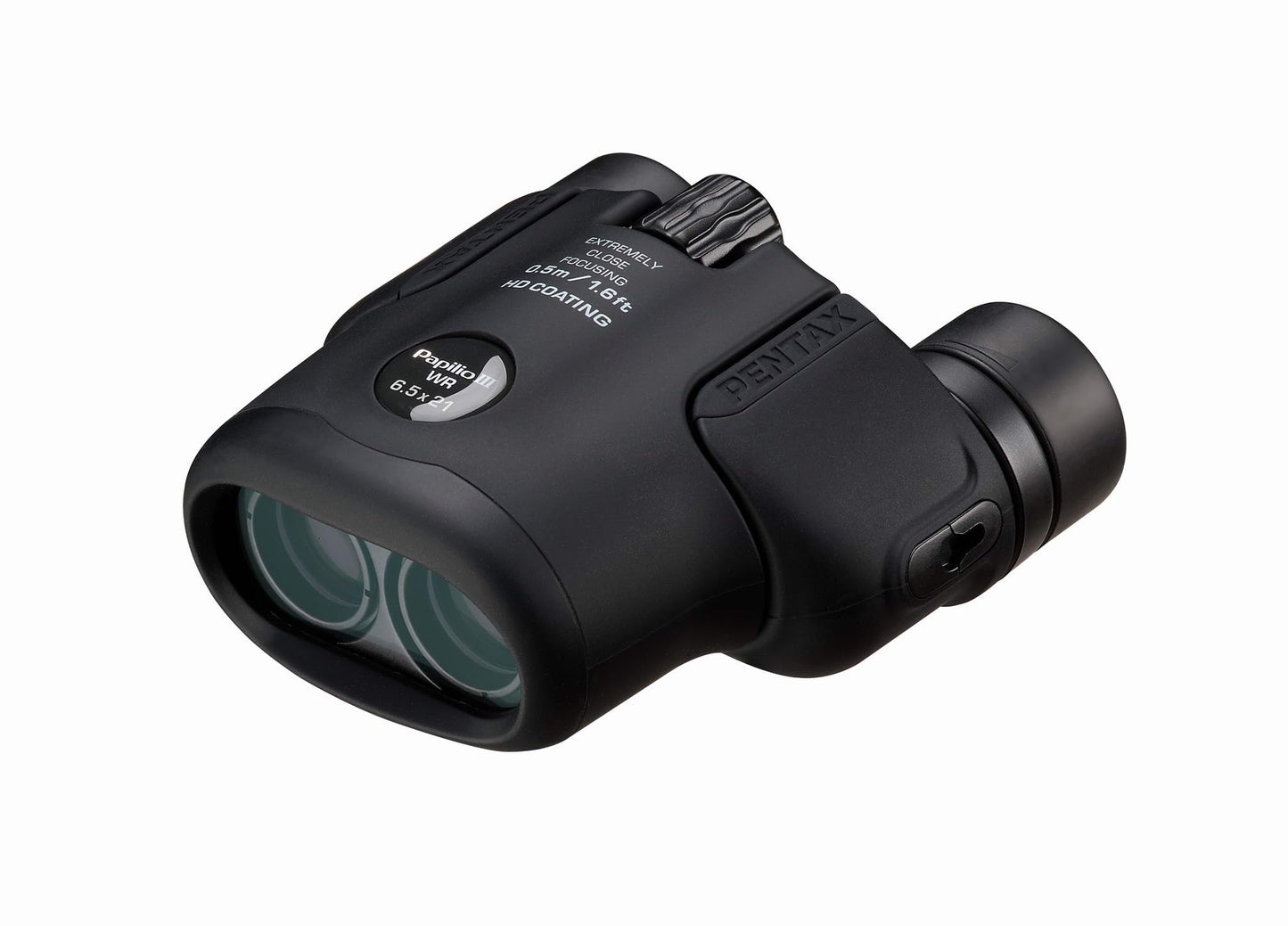 PENTAX Papilio III 6.5x21WR Black, 50cm Close-up to Infinity Focus, Weather-Resistant Body, new HD Coating, Suitable for observing Tiny Objects, for Travel, Hiking, Concerts, Sports, Stargazing