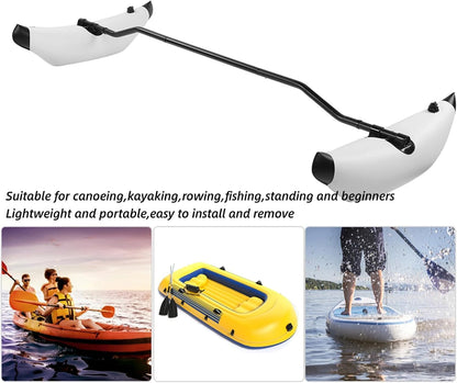 DAUERHAFT Inflatable Kayak Stabilizer , Kayak Outrigger Kit , PVC Canoe Accessories for Kayak Outrigger , Inflatable Boat for Kayak Outdoor