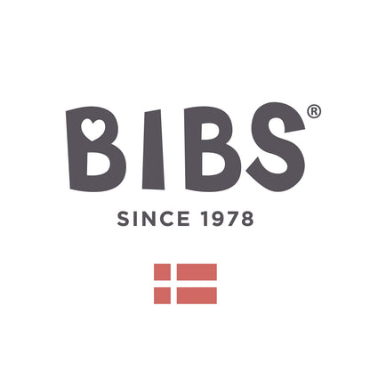 BIBS Pacifiers - De Lux Collection | BPA-Free Round Nipple | Silicone | Made in Denmark | Set of 2 Ivory/Sage Color Premium Soothers | Size One Size
