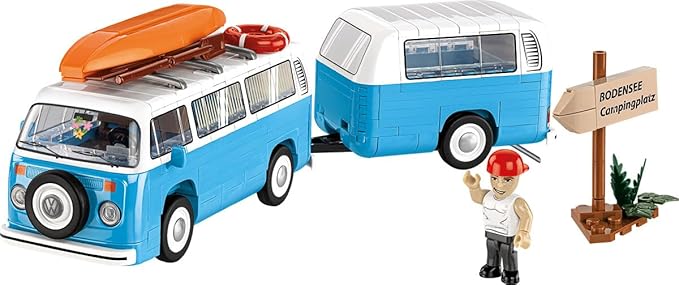 COBI Action Town Volkswagen Camper Van 1:35 Scale Building Set 322 Pieces