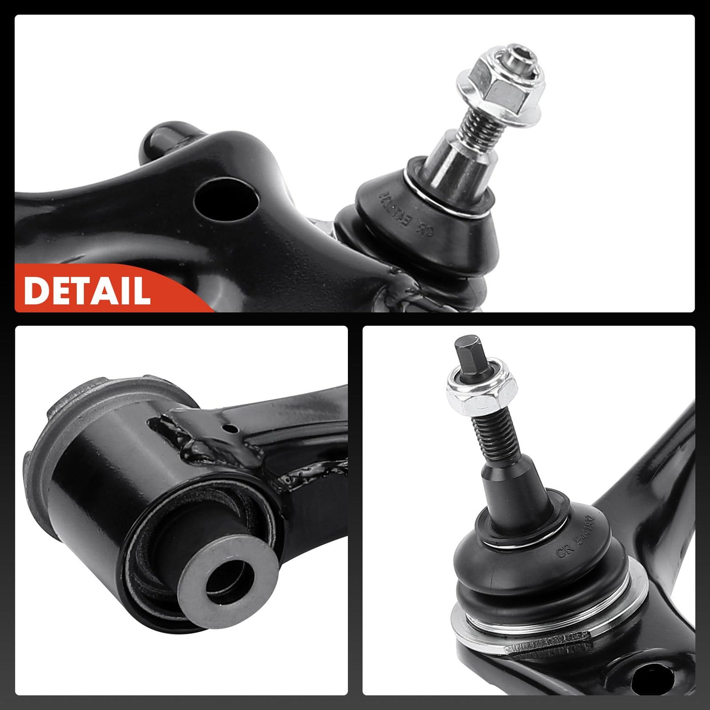 A-Premium Set of 4, Front Upper & Lower Control Arm Kit, with Ball Joint & Bushing, Compatible with Ford F-150 2015-2020, Expedition 2018-2022 & Lincoln Navigator 2018-2022