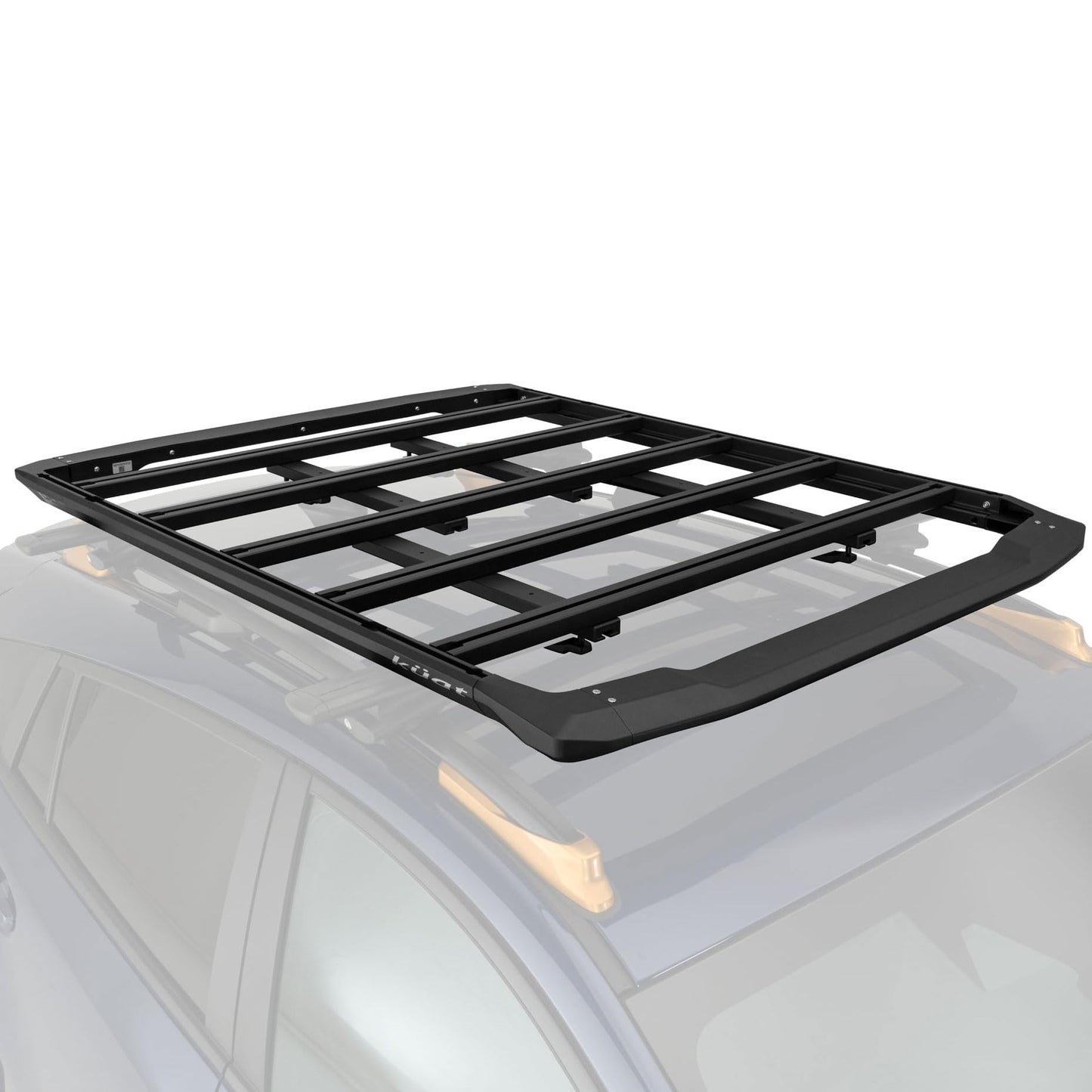 KUAT DEK Crossbar Mounted Rooftop Platform Rack Non-Lit with Adjustable Crossbars and Universal Secure Mounting System, 300lbs Capacity, 47" W x 60" L
