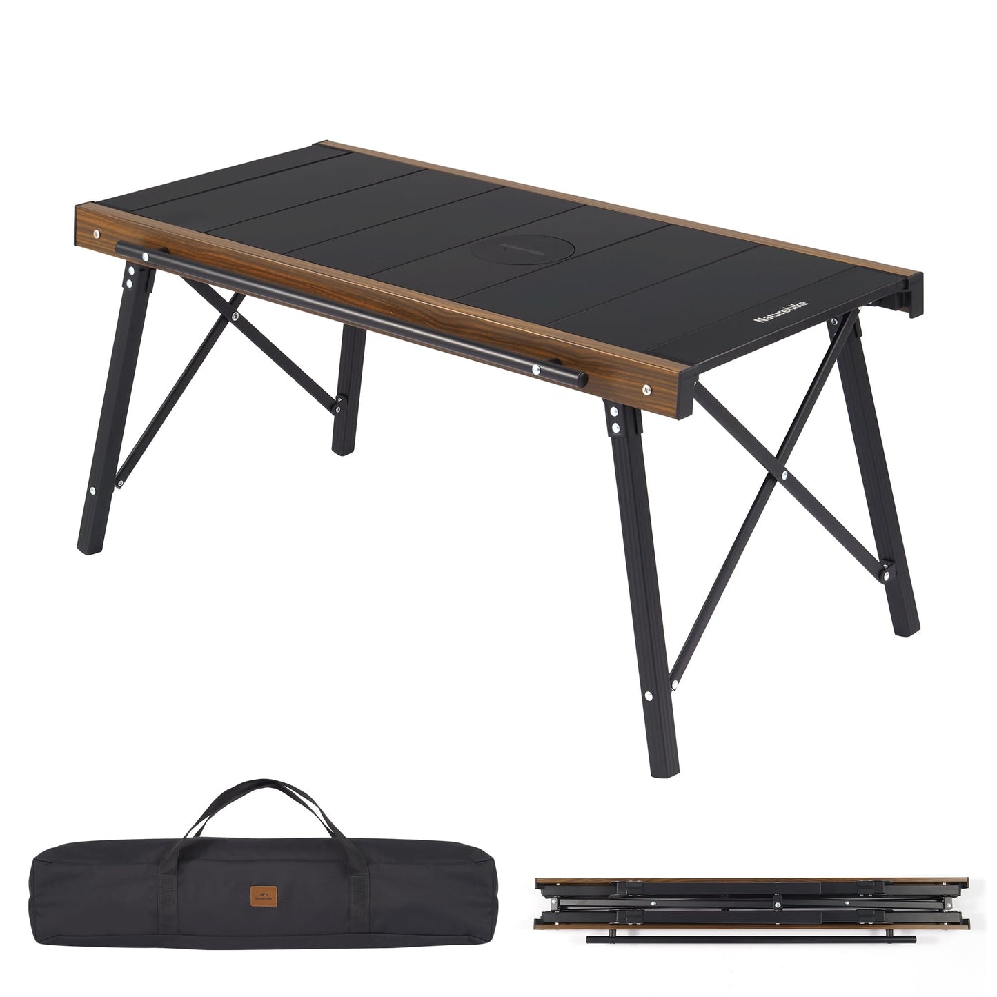 Naturehike Folding IGT Camping Table, Portable IGT Cook System, Ultralight Aluminum Camp Table for Outdoor Picnic Car RV Trip Patio Backyard BBQ