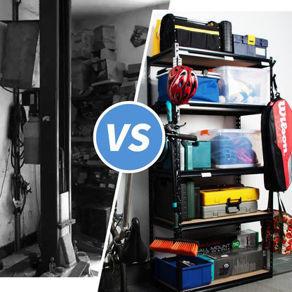 Ultrawall 5 Pack Shelving Hooks - Versatile Organization for Clothes, Hats, Tools & More