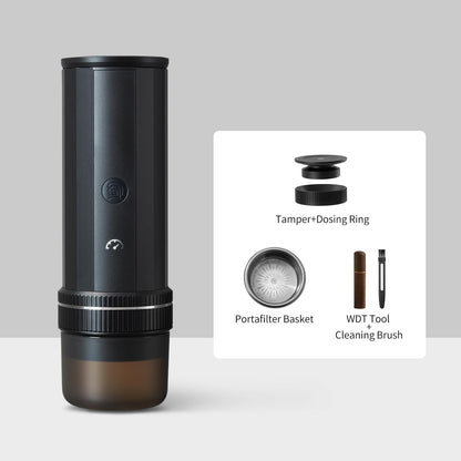 zeroHero Portable Espresso Machine, 20Bar Travel Coffee Maker with Self-Heating – USB-C Rechargeable Electric Espresso Machine for Camping, Car & Home, Rich Crema