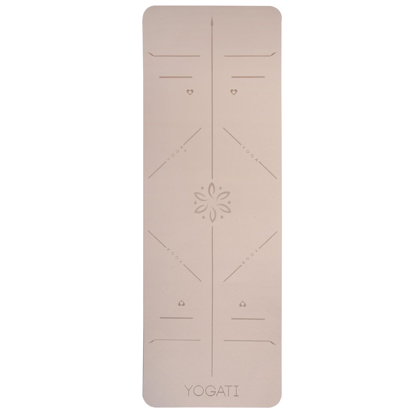 YOGATI Yoga mats for home workout. Non slip yoga mat with strap. Thick yoga mats for Women and Men. Pilates mat ideal for Fitness and gym. Exercise mat thick. Yoga mat thick. Workout mat. Yoga matt