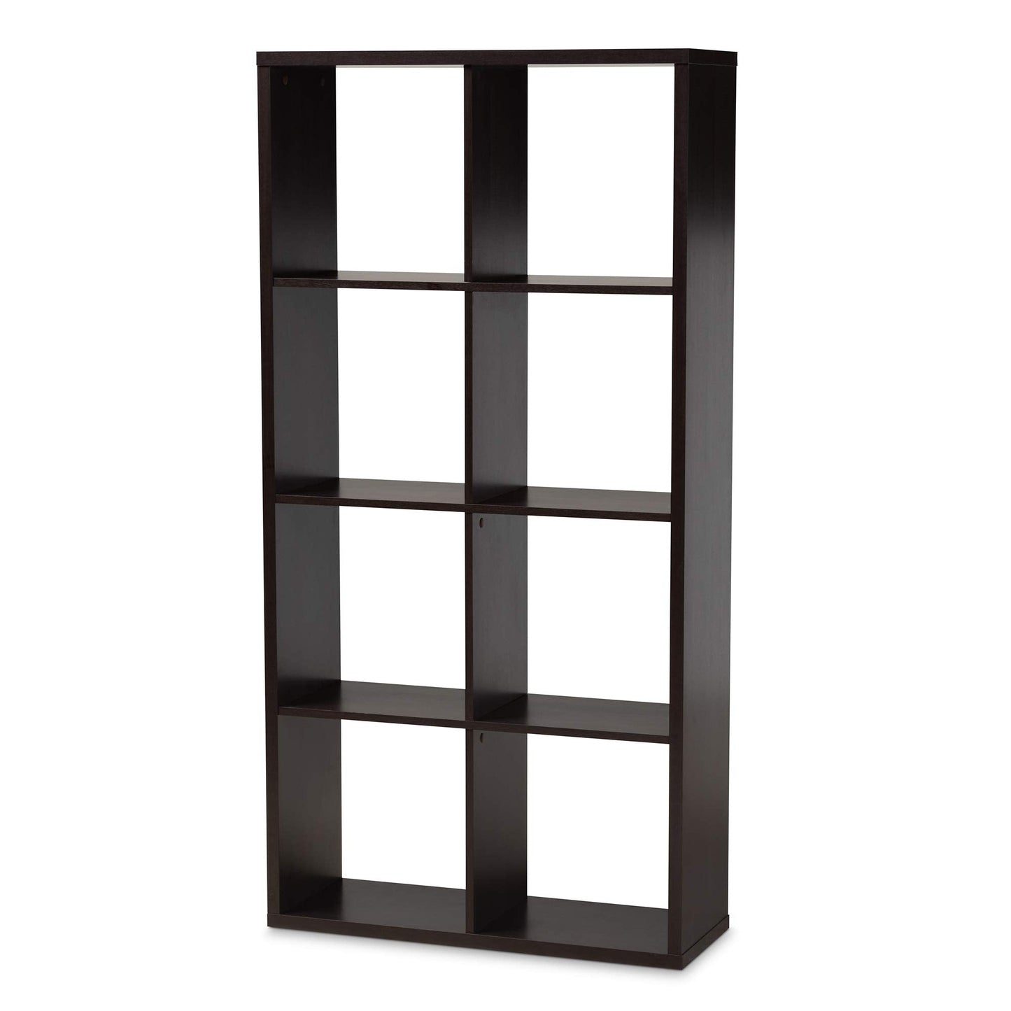 Baxton Studio Multipurpose Shelving and Cabinets, One Size, Dark Brown