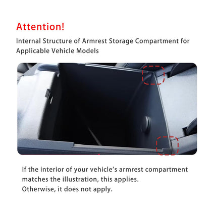 Center Console Gun Safe Vault - TuoJue Console Safe Lock Box Compatible with 2021-2026 Ford Bronco With Full Floor Console Model, with Superior Fingerprint Lock, Center Console Organizer