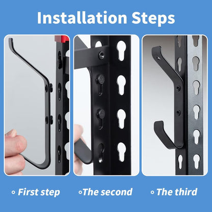Ultrawall 5 Pack Shelving Hooks - Versatile Organization for Clothes, Hats, Tools & More