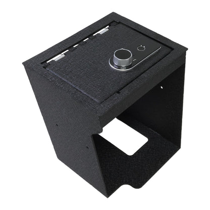 KEREN Center Console Gun Safe - Console Gun Vault Compatible with Ford Explorer 2020-2026, High Security Armrest Lock Box with Fingerprint Lock with Key