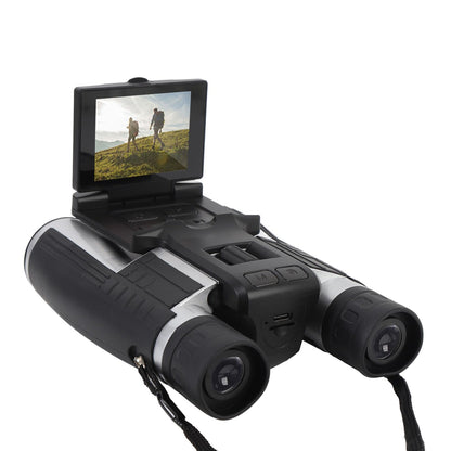 Digital Binoculars with 48MP Camera 2.5K Videos,12x32 Binoculars,Binoculars for Adults High Powered,2.4 Color Display 12x Optical Zoom 8X Digital Zoom Ideal for Concerts,Bird