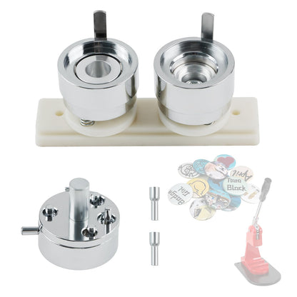 MK.Bear Button Maker Mold 32mm/1.25 inch, Replaceable Metal Mold for Button Maker Machine, DIY Button Press Machine Mold