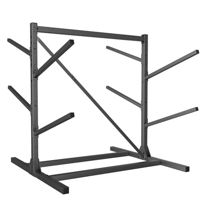 WALMANN Garage Kayak Rack, Heavy-Duty Metal Kayak Storage Rack 4-Tier Adjustable Freestanding Kayak Stand