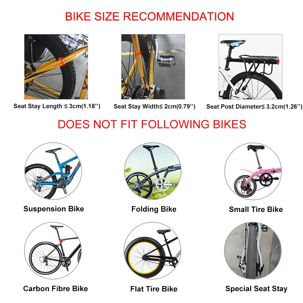 ROCKBROS Bike Cargo Rack with Trunk Bag