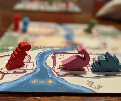 Ankama - Draftosaurus - Jeu de Base - Rédaction de Cartes - Lancer de Dés - Sélection d'Actions Simultanées - Jeu de Stratégie - Déroulement Rapide - Français - 2 à 5 joueurs - ANK9551