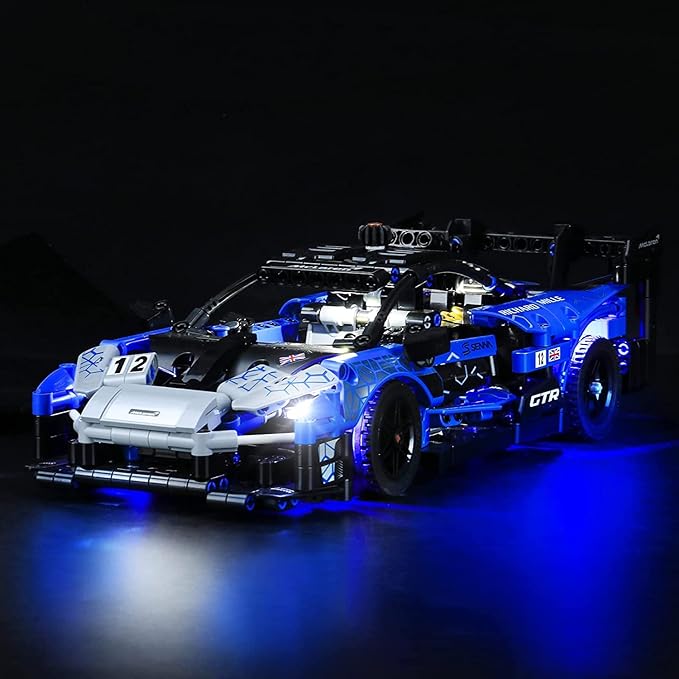LED Light Kit Compatible with Lego McLaren Senna GTR -for Technic 42123 Model Set (Model Set Not Included)