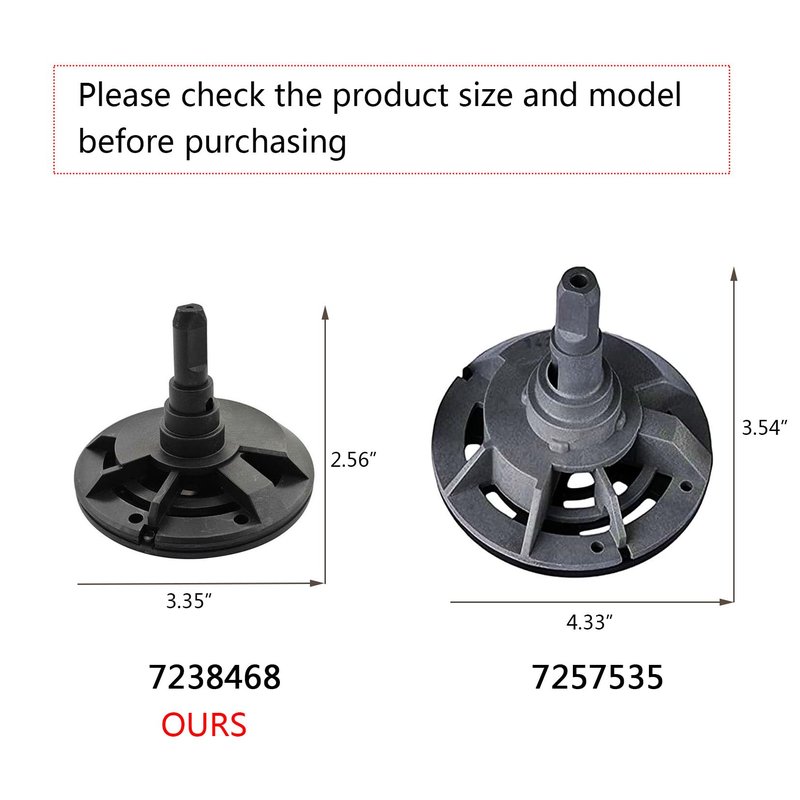 High Flow 7238468 Water Softener Standard Valve Rotor and Seal Kit Compatible with M20 M27 M34 MSD20F MSD27B MSD34C and MCWF