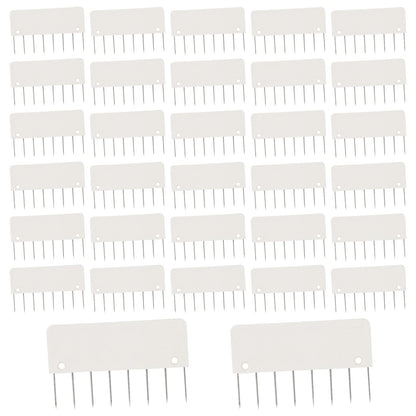 LAMXD 8 Pins Knit Blocking Pins Kit,Knit Blocking Combs – 32 Combs for Blocking Knitting, Crochet, Lace or Needlework Projects – for use with Blocking Mats for Knitting Mat…