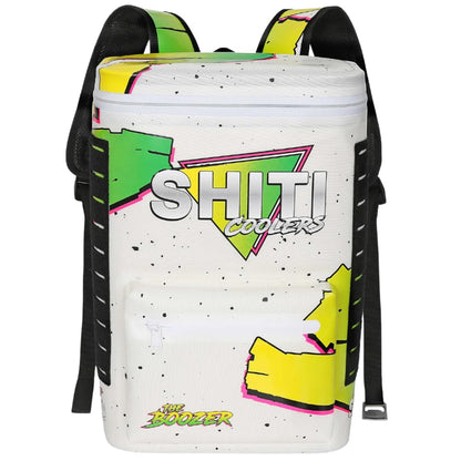 SHITI Coolers Cooler for Camping, Travel, Beach, Soft Lunch Box for Food, Drinks & Ice, Portable, Waterproof 24 Hr Insulated Bag with Shoulder Straps, Customizable (Boozer, 15 Can Cooler)