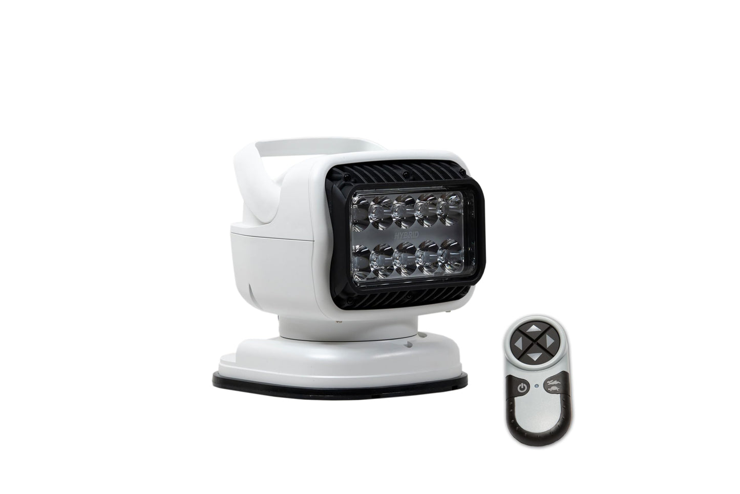 Golight GT Series | 79008GT LED Hybrid, Portable Light with Permanent Mounting Shoe, Wireless Handheld Remote, White
