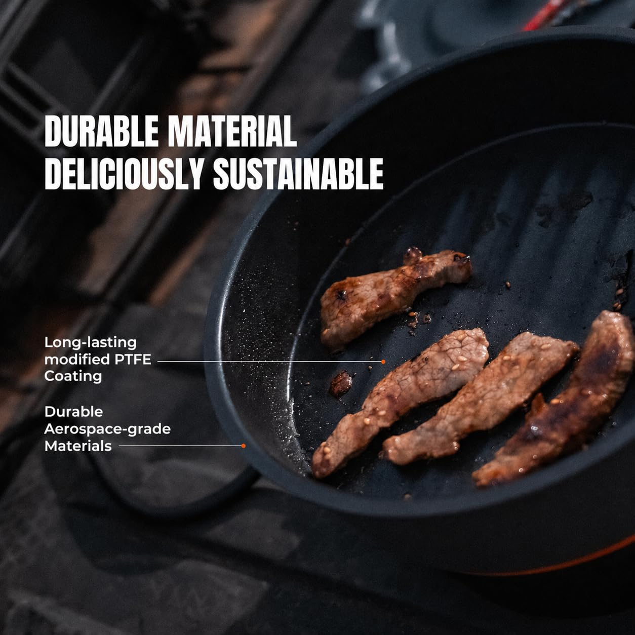 Stoke Voltaics Nomad Cooking System with Bag, Electric Camping Stove 200-1000W with Pan & Pot, 120V Portable Outdoor Cooking Gear Set, Windproof Cookware for RV, EV, Overland, Vanlife, Car Camping