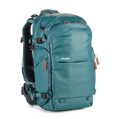 Shimoda Explore v2 25 Women's Starter Kit, Outdoor Photography Adventure Backpack with Small Mirrorless Core Unit, Fits Mirrorless and DSLR Cameras, 14-inch Laptop Sleeve, Rain Cover Included, Teal