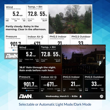 Ambient Weather Network Weather Window