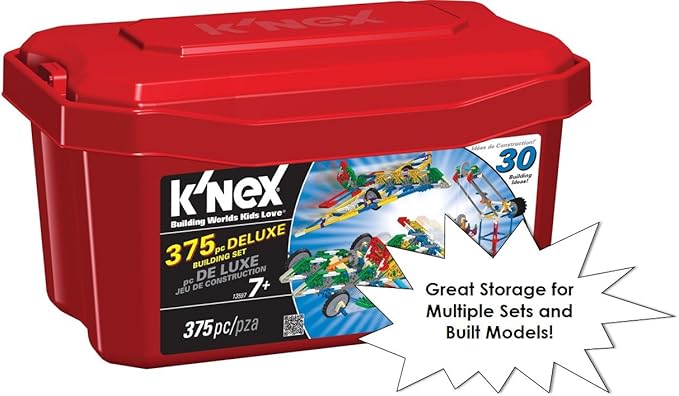 K'NEX - Deluxe Building Set – 375 Pieces – For Ages 7+ Construction Education Toy