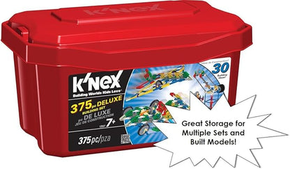 K'NEX - Deluxe Building Set – 375 Pieces – For Ages 7+ Construction Education Toy