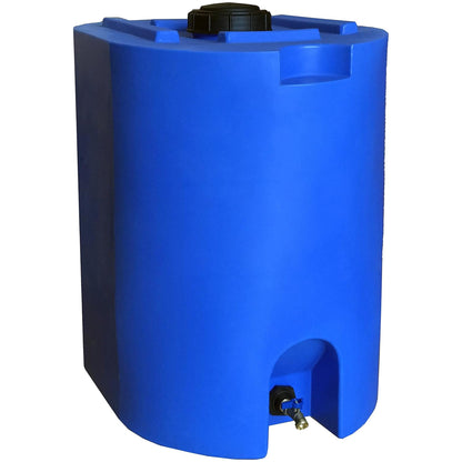 WaterPrepared 3 Pack Water Tank, Rain Barrel Storage, Stackable Drum, 55 Gallon