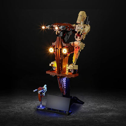Vaodest Light for Lego 75428 Battle Droid with STAP SetDesign and Configuration Compatible with Model 75428(Light Only Not Building Block Kit)