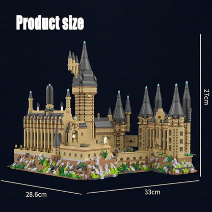 Architecture Set Harry Castle Micro Building Blocks Set（5400PCS） - Architectural Model Toys Gifts for Kid and Adult