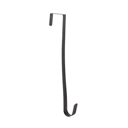 Sattiyrch 12" Wreath Hanger for Front Door,Steel Over The Door Hanger Hook,Wreath Door Hanger(Textured Bronze, 1)