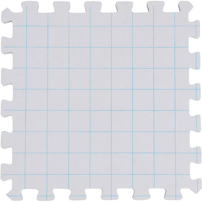 Juvale Foam Blocking Pad Set for Knitting & Crochet - 9-Pack 12.5 x 12.5 in, 0.7-in Thick, Blue - with 200 T-Pins & Storage Bag - Yarn Blocking Kit for Knitting & Crochet