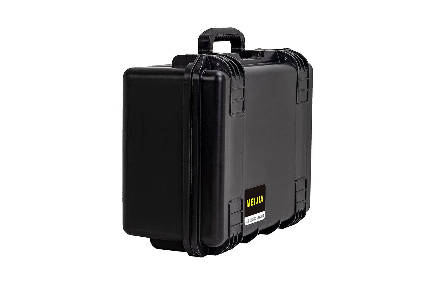 MEIJIA Premium Waterproof Hard Compact Camera Case with customizable fit foam,Full Protection with Light&Convenient Design,19.3"x15.25"x9.01",Elegant Black