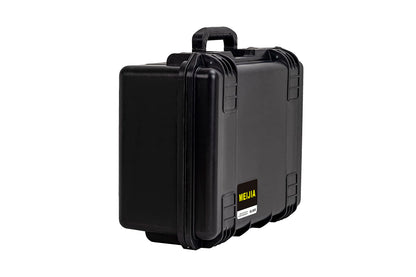 MEIJIA Premium Waterproof Hard Compact Camera Case with customizable fit foam,Full Protection with Light&Convenient Design,19.3"x15.25"x9.01",Elegant Black