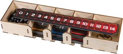 The Broken Token Imperious Twilight Box Game Organizer Compatible with Twilight Imperium - Wooden Game Organizing Box with Multiple Trays