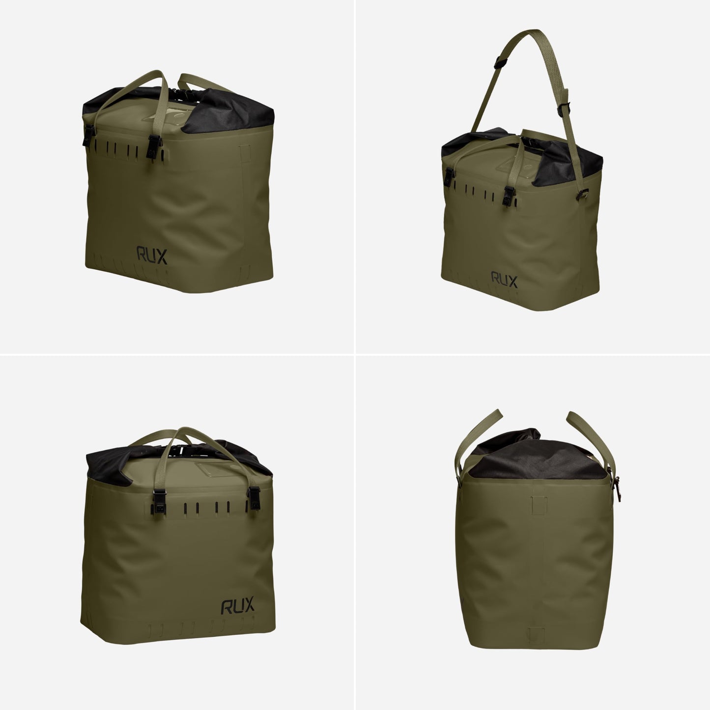 RUX 25L Soft Cooler Bag (Green) - Adventure-Ready Modular Cooler - Waterproof, Lightweight, Highly Functional Cooler Bag, and Perfect for Overlanding, Camping, and Van Life