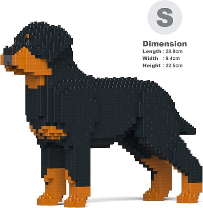 JEKCA Rottweiler 02S | Dog Plastic Building Blocks | Age 14+