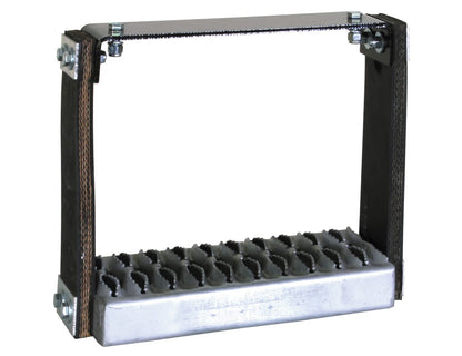 Buyers Products 5231130 30" Wide x 11" Tall Flexible Rubber Truck Step, Flexes To Resist Road Damage and Off-Road Impact, Truck & Trailer Step For Mechanics