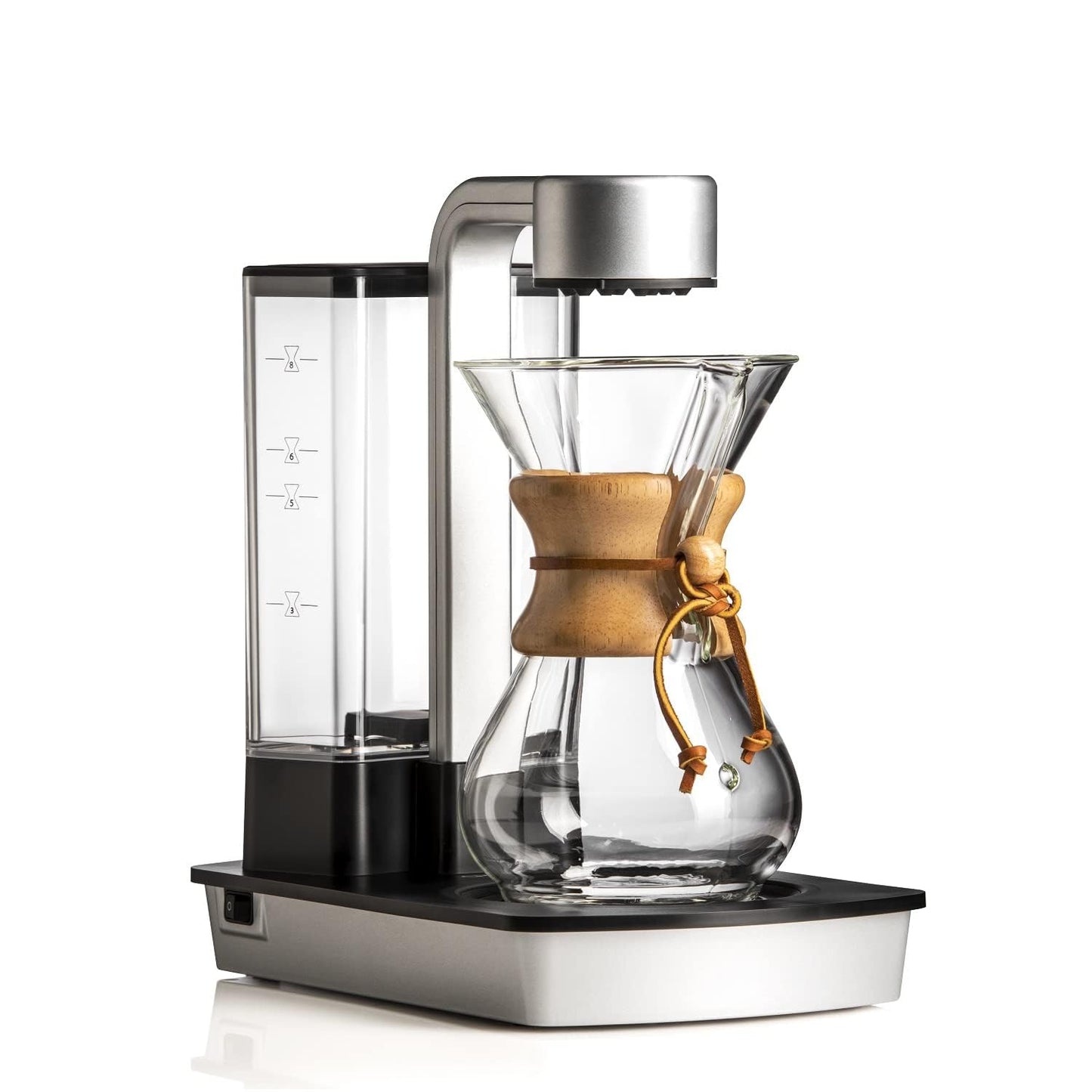Chemex Ottomatic Pour Over Coffee Maker Set, 40 oz Capacity – Automatic Pour Over Machine with 6 Cup Glass Coffeemaker, Specialty Drip Brewer, Barista Quality Coffee System