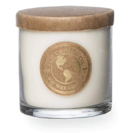 ECO CANDLE CO. Recycled Candle, Sanctuary, 6 oz. - 100% Soy Wax, No Lead, Kraft Paper Label & Lid, Hand Poured, Phthalate Free, Made from Midwest Grown Soybeans, All Natural Wicks