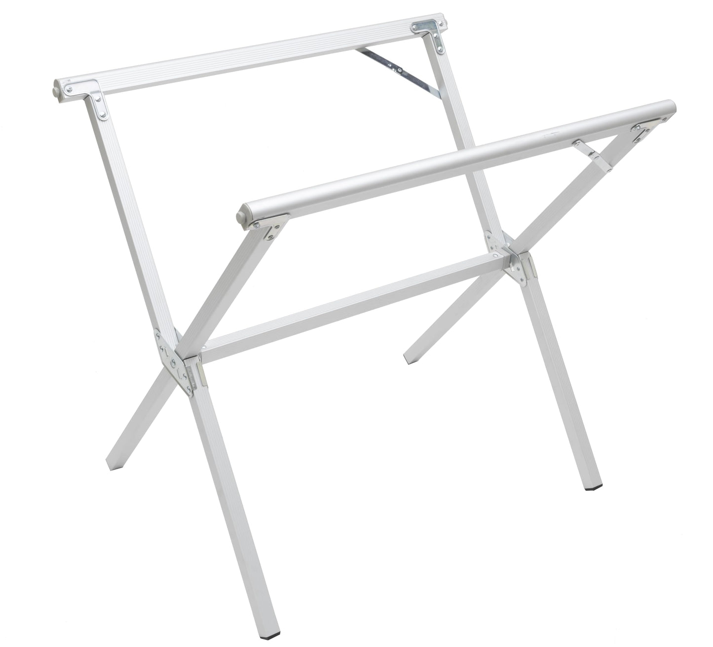 ALPS Mountaineering Folding Camping Table with Smooth Easy-to-Clean Roll Top and Sturdy and Lightweight Aluminum X Frame, Shoulder Carry Bag, Square, Silver - New