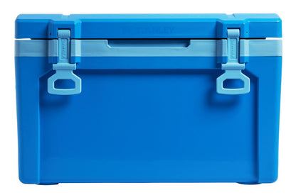Stanley Adventure Outdoor Cooler 50 qt | Heavy Duty Outdoor Camping Cooler with Easy Carry Side Handles | 6 Days Cooling Ice Chest for 82 Cans | Flat Top Doubles as Seat | BPA-Free | Azure
