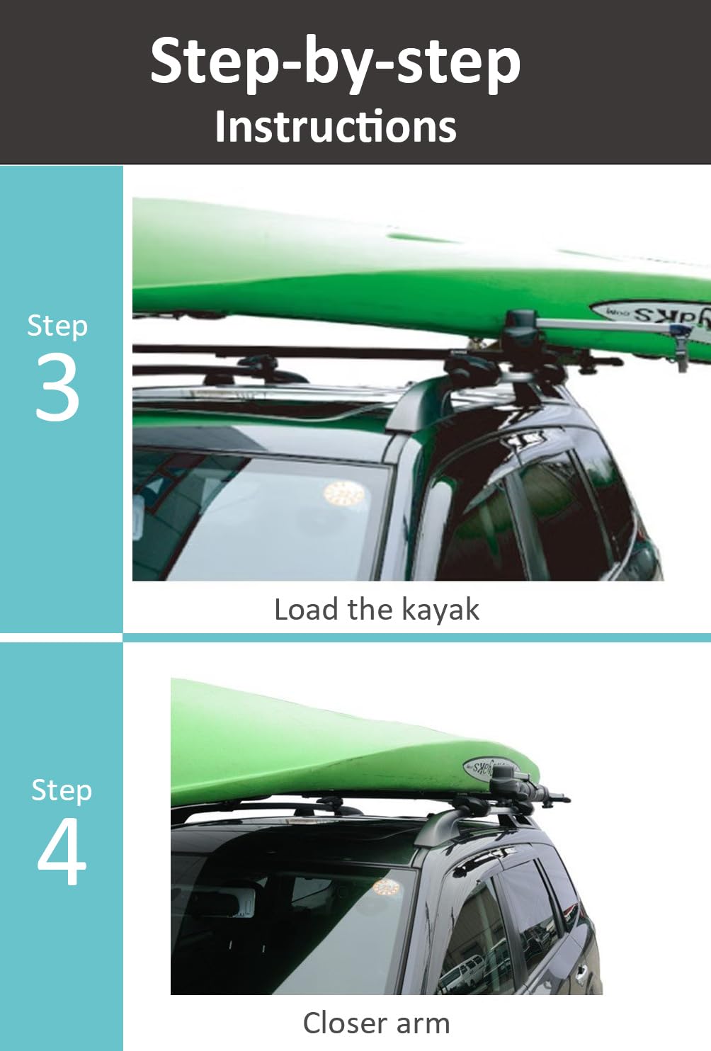 INNO INA453 Rooftop Cargo Rack Kayak Lifter