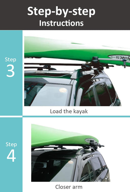 INNO INA453 Rooftop Cargo Rack Kayak Lifter